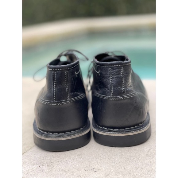 Harken 017 Black Leather Boots by Steve Madden Size - 13 - Picture 3 of 6